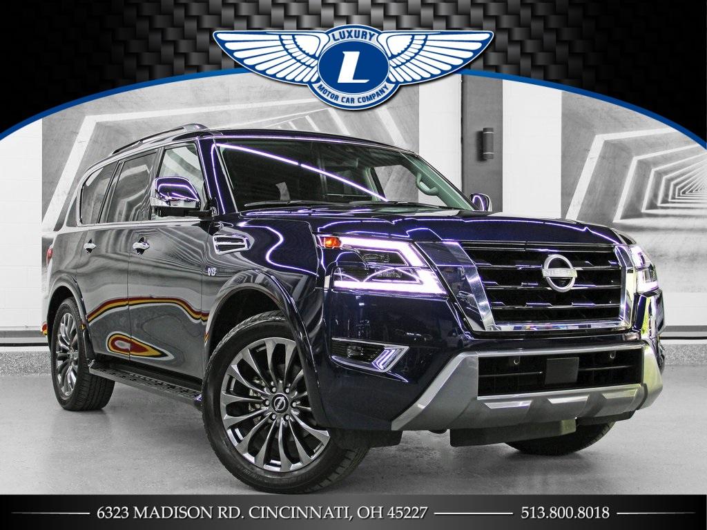 2022 nissan armada platinum black